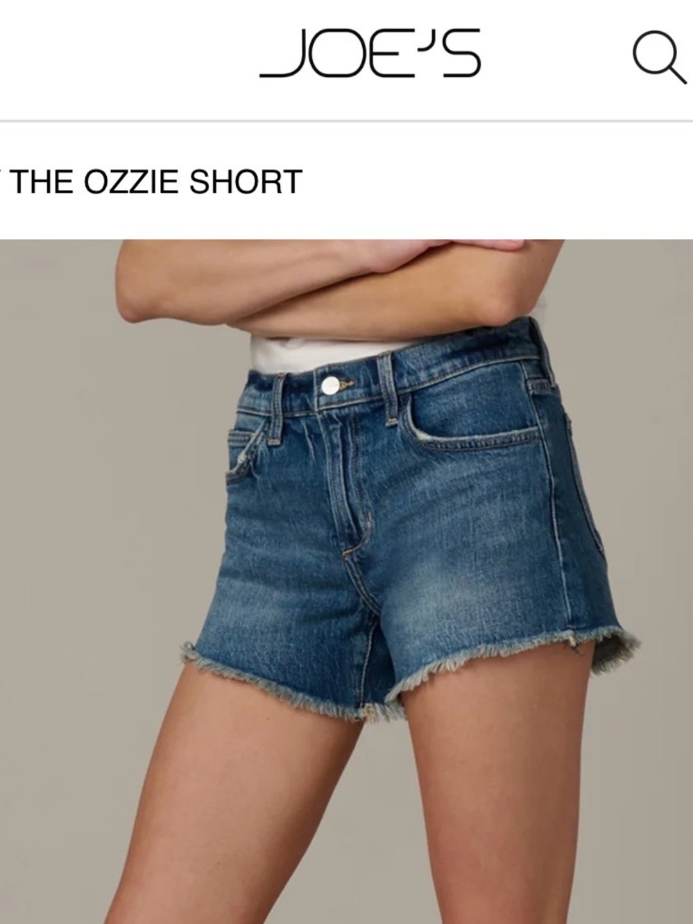 Joe's Jeans Blue Denim shorts Size 30
